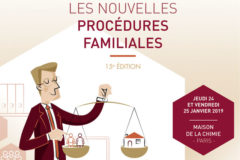Formation « le divorce de l’entrepreneur » le 24 janvier 2019 à Paris